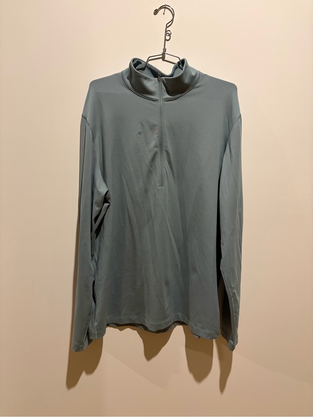 Men's Lululemon Light Slate Quarter-Zip Performance Shirt